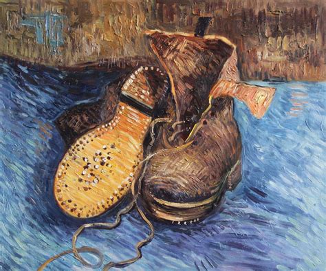 a pair of shoes van gogh|vincent van gogh boots painting.